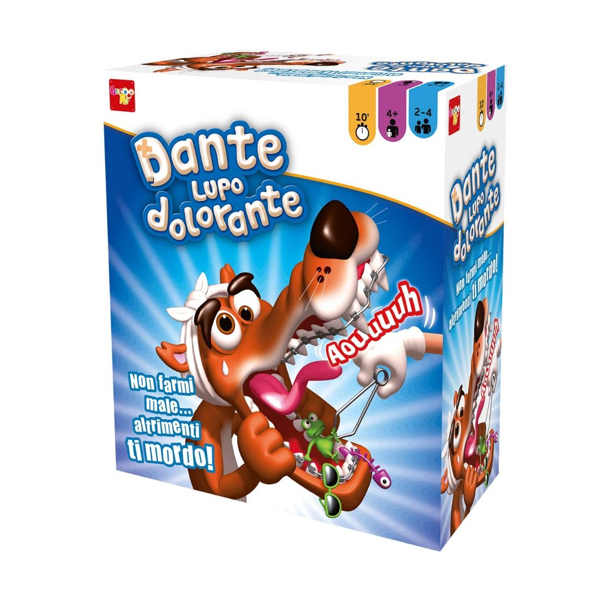 Regalo di Natale per bambini di 4 anni, Dante Lupo Dolorante