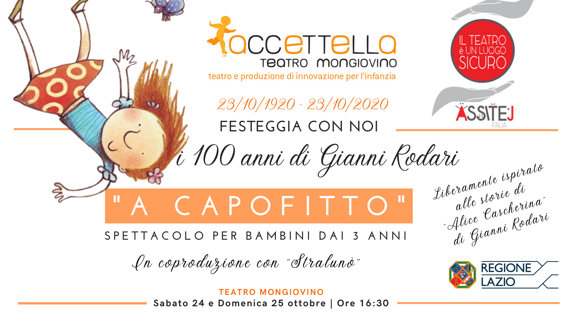 100 anni di gianni rodari teatro spettacolo per bambini roma weekend