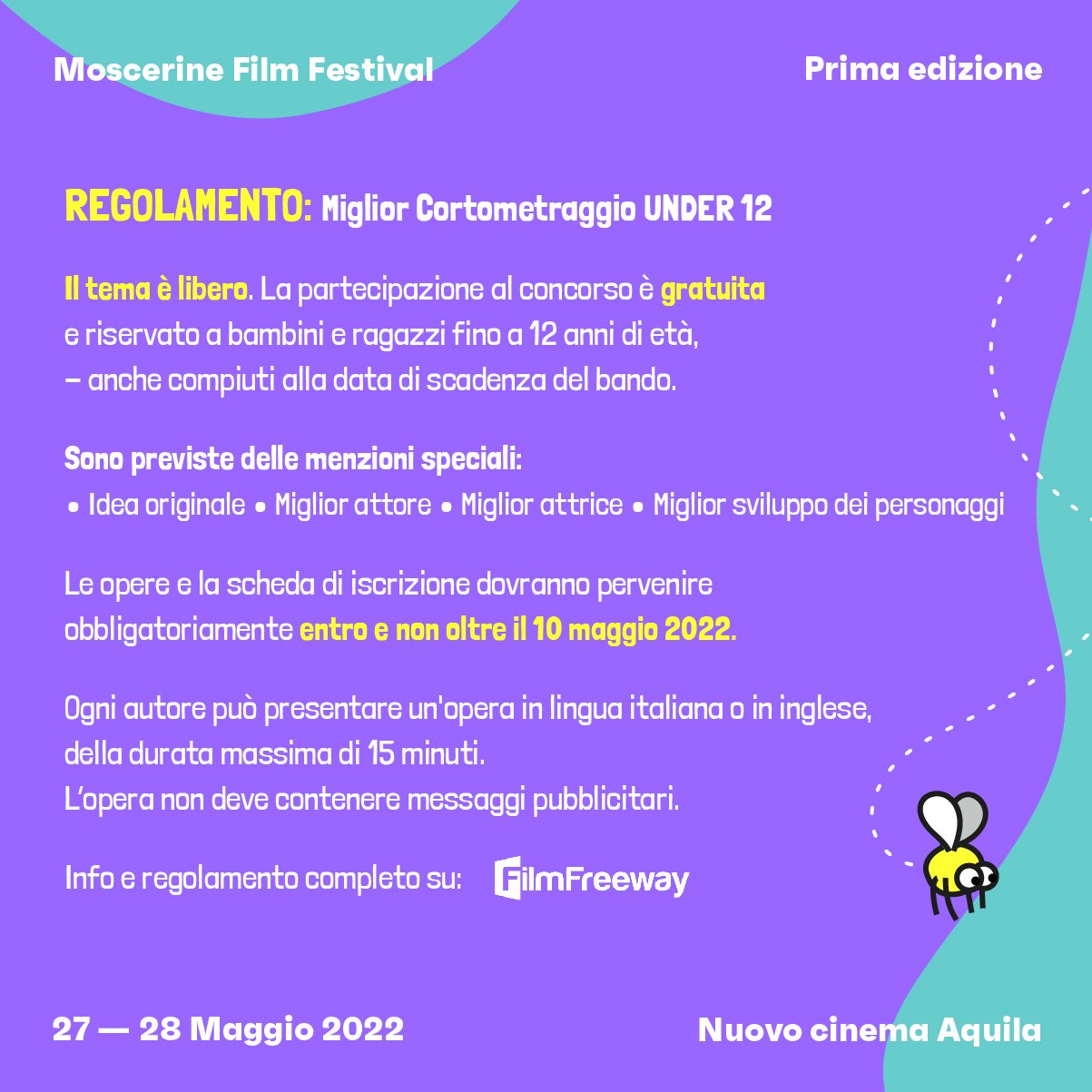 moscerine film festival per bambini roma cortometraggi