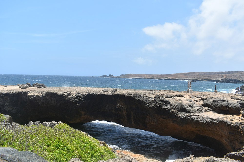 viaggio ad aruba con i bambini natural-bridge