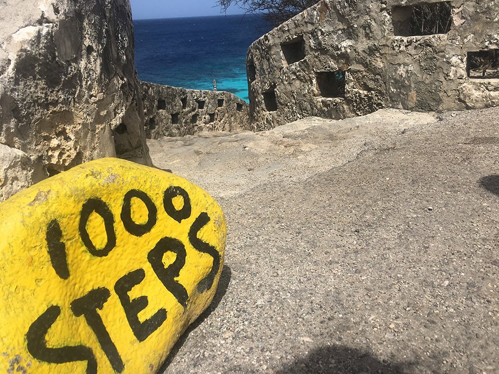 1000 steps spiaggia aruba boca viaggio antille olandesi bambini