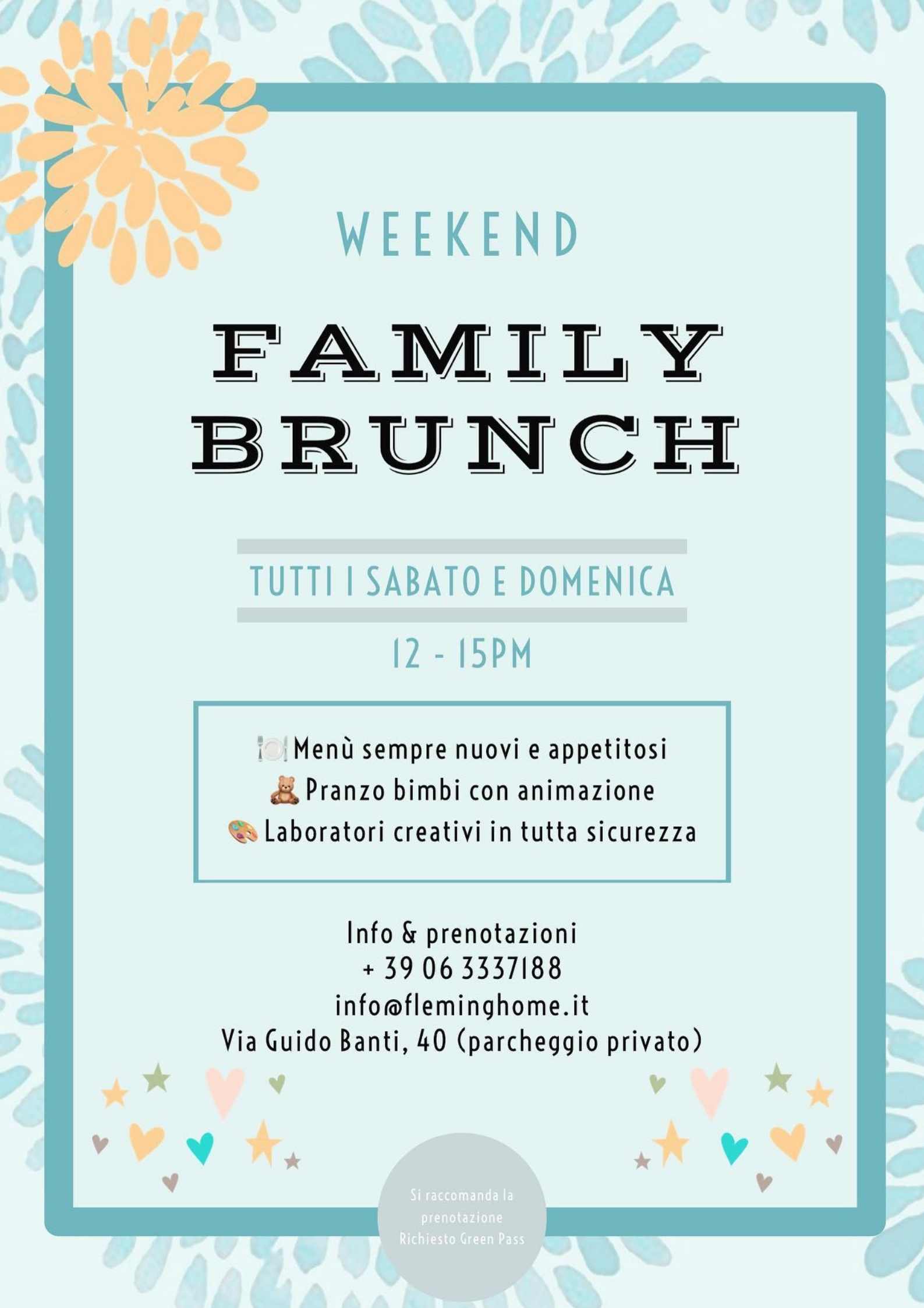 eventi per bambini roma fine settimana weekend sabato domenica brunch ristorante per famiglie