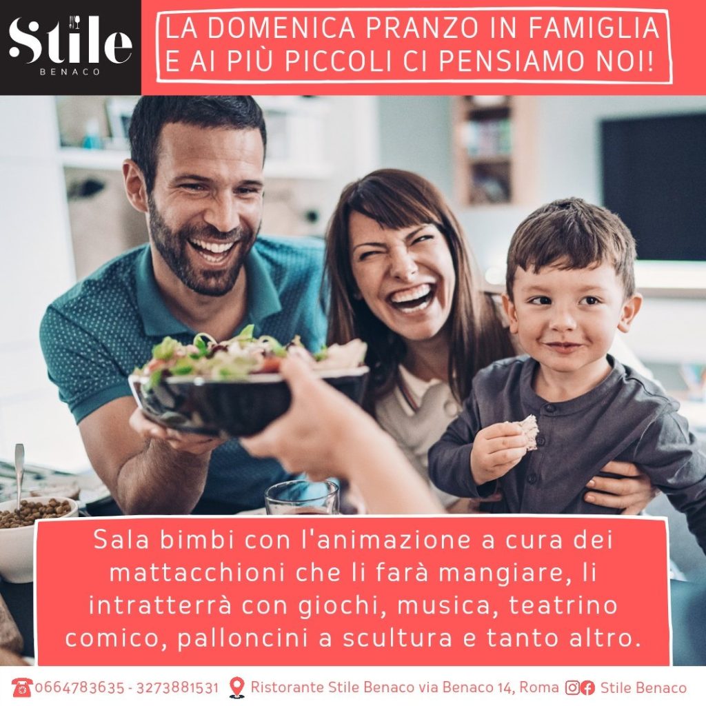 BRUNCH PER FAMIGLIE CON BAMBINI ROMA STILE BENACO