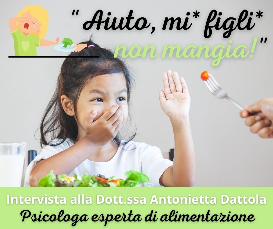 perché mio figlio non mangia bambini e cibo disturbi alimentari