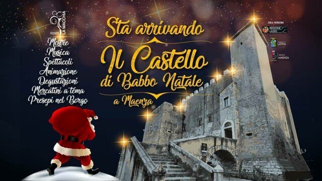 Castello di Babbo Natale a Maenza 2021-2