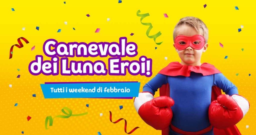 eventi di carnevale bambini roma luneurpark