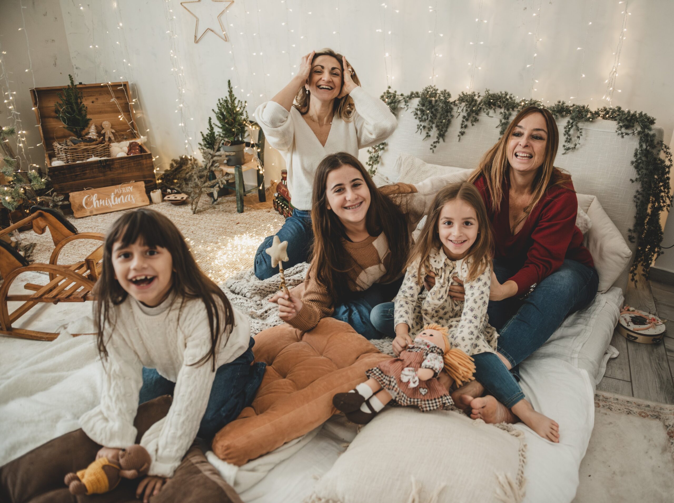 servizio fotografico di natale a roma per bambini e famiglie