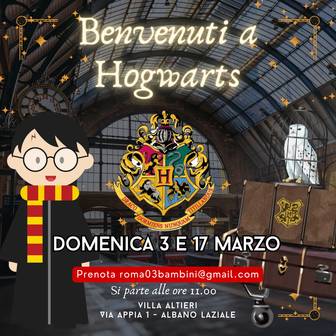 evento harry potter per bambini a roma