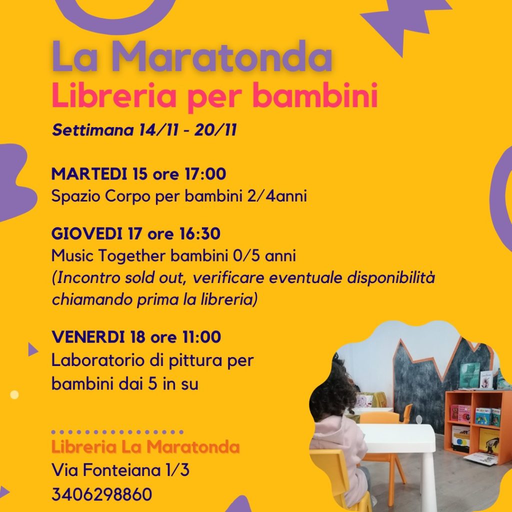 libreria per bambini la maratonda locandina