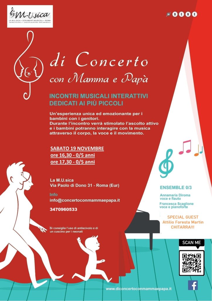 di concerto con mamma e papà incontri musicali interattivi bambini roma