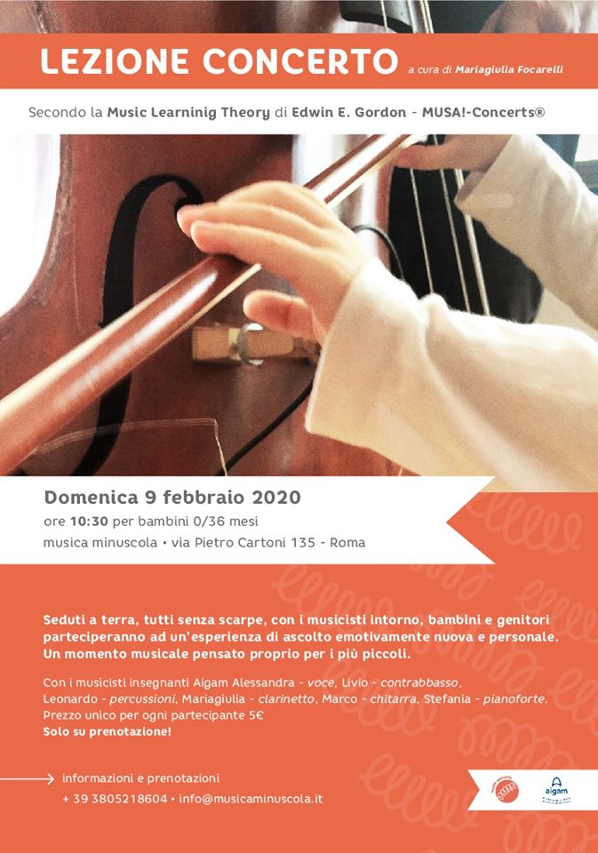 MUSICA MINUSCola concerto bambini roma