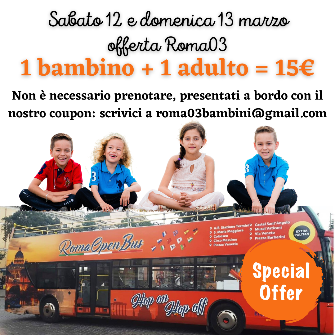 eventi per bambini roma sabato domenica