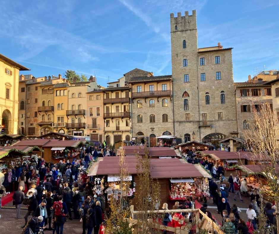 mercatini di natale arezzo 2021 con i bambini 