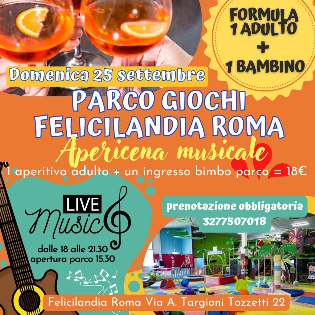 aperitivo per famiglie con bambini a roma