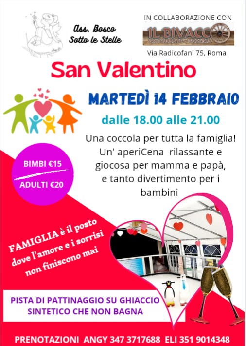 san valentino a roma con i bambini