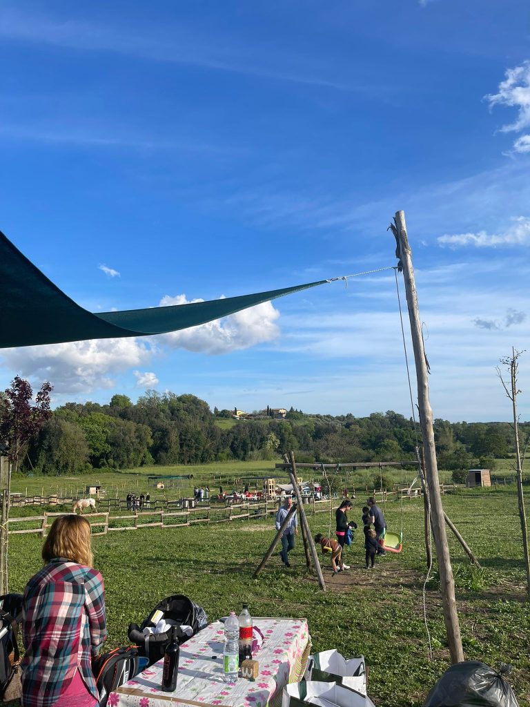 area picnic roma formello fattoria didattica feste per bambini area barbecue