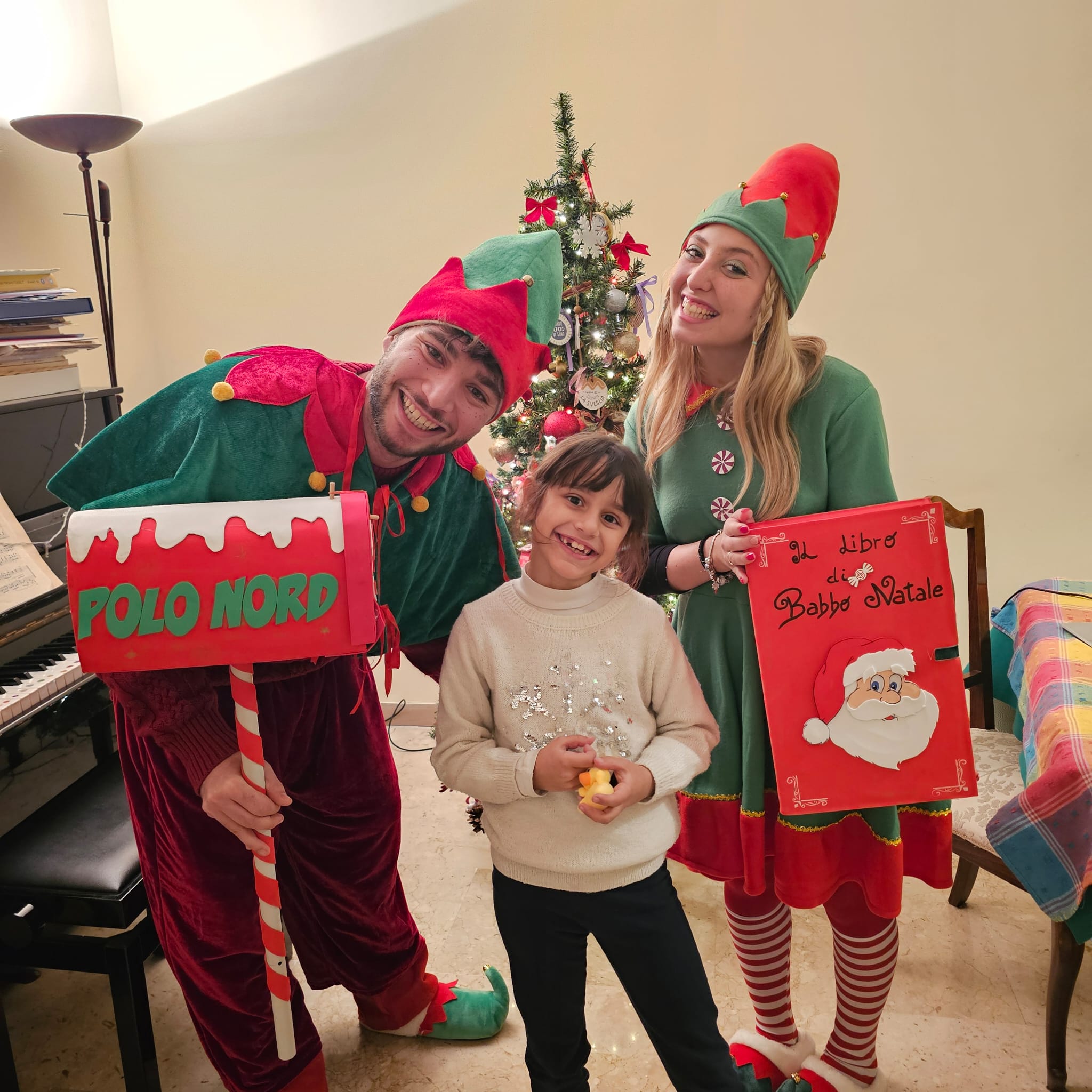 elfi di natale a domicilio feste per bambini a roma