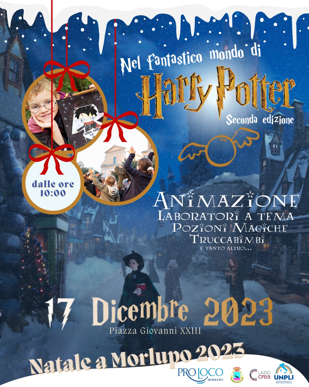 EVENTO GRATUITO PER BAMBINI ROMA HARRY POTTER MORLUPO