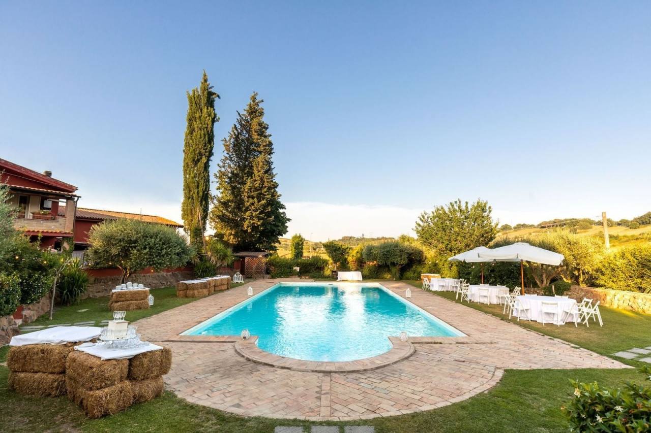 agriturismo con piscina a roma la melazza