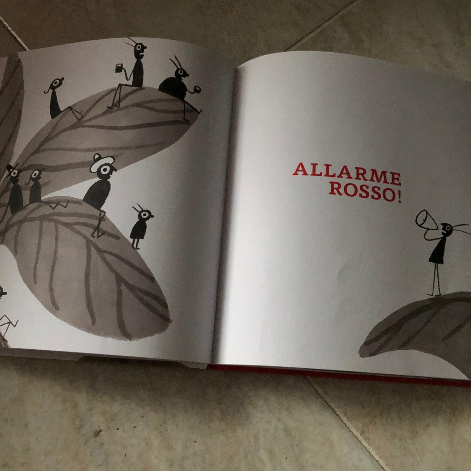 allarme rosso libro per bambini