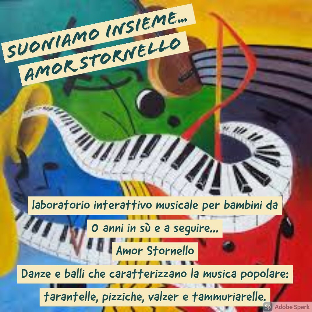 amor stornello laboratorio di musica per bambini da 1 anno