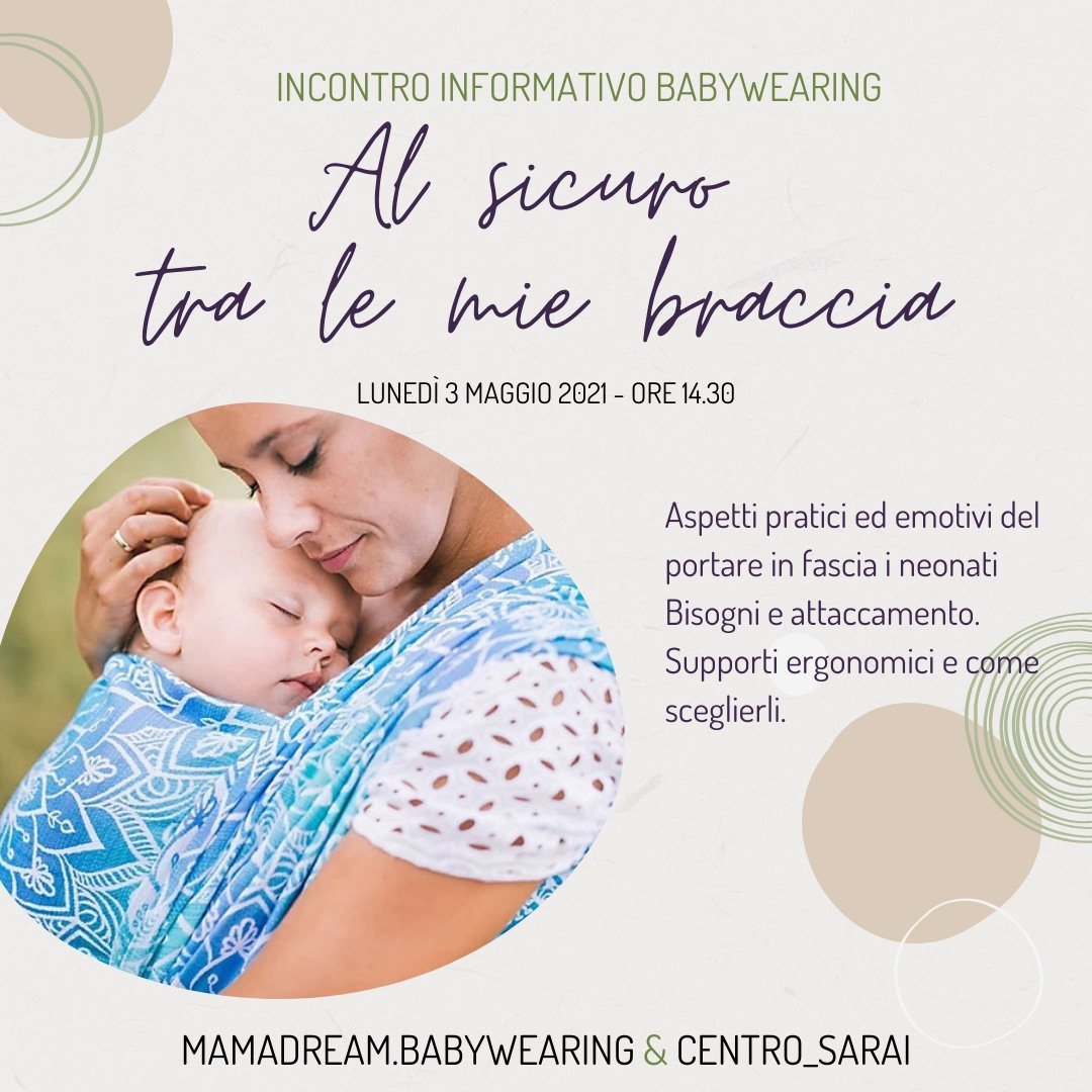 babywearing portare in fascia roma