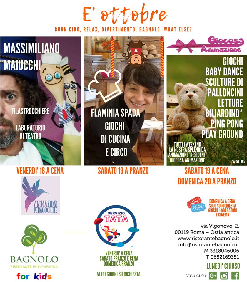 bagnolo weekend a roma ostia con i bambini ristorante