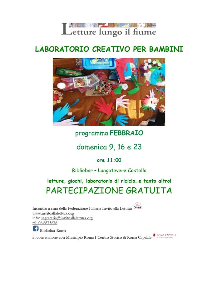 bibliobar laboratorio bambini roma centro