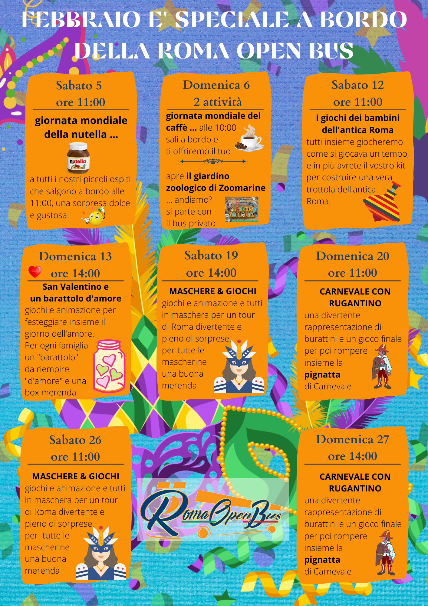 eventi per bambini roma weekend