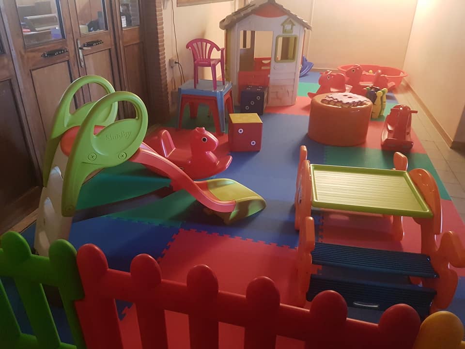 casale la rosa rossa ristorante per bambini area giochi roma