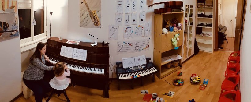 corso di pianoforte e musica per bambini di 2 anni a Roma 3