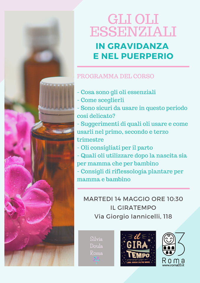 corso olii essenziali gravidanza neonati roma