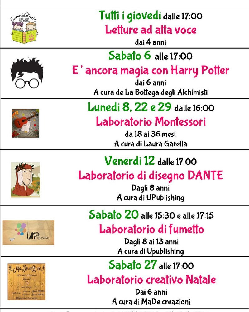 cosa fare a roma con i bambini nel weekend laboratorio HARRY POTTER