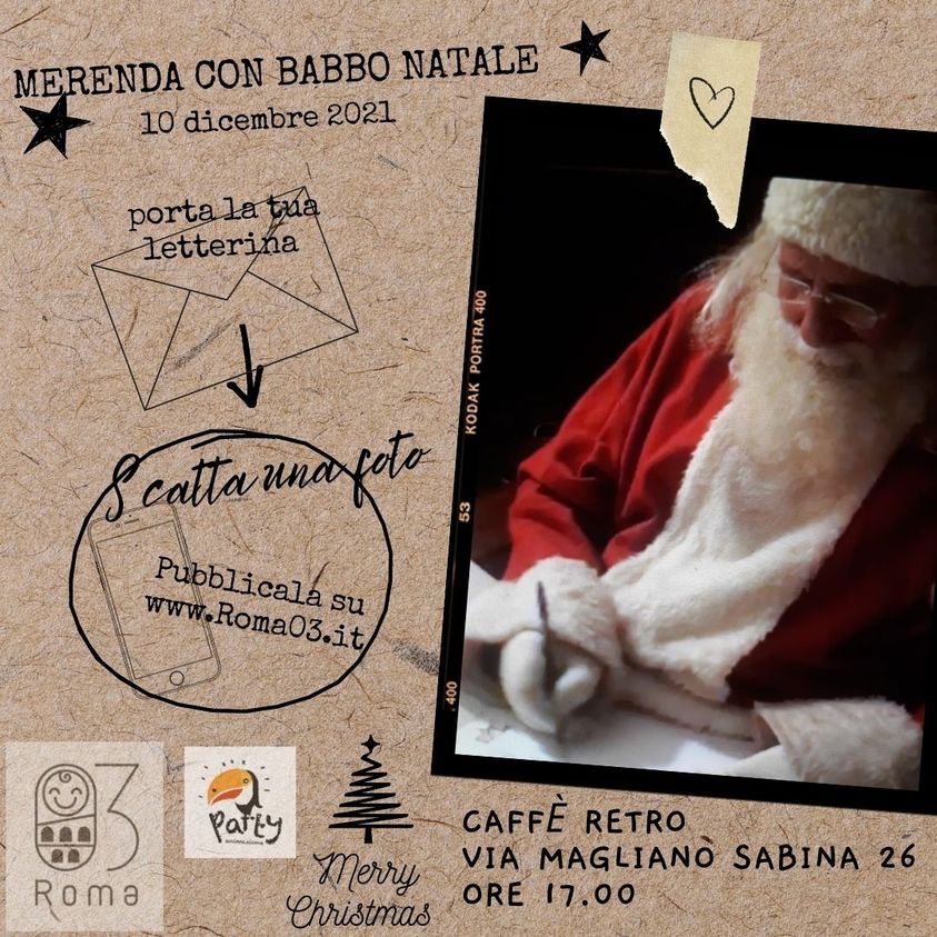 cosa fare con i bambini a Roma il weekend fine settimana sabato e domenica letterina babbo natale