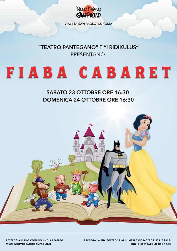 cosa fare con i bambini a roma weekend 23 e 24 ottobre teatro