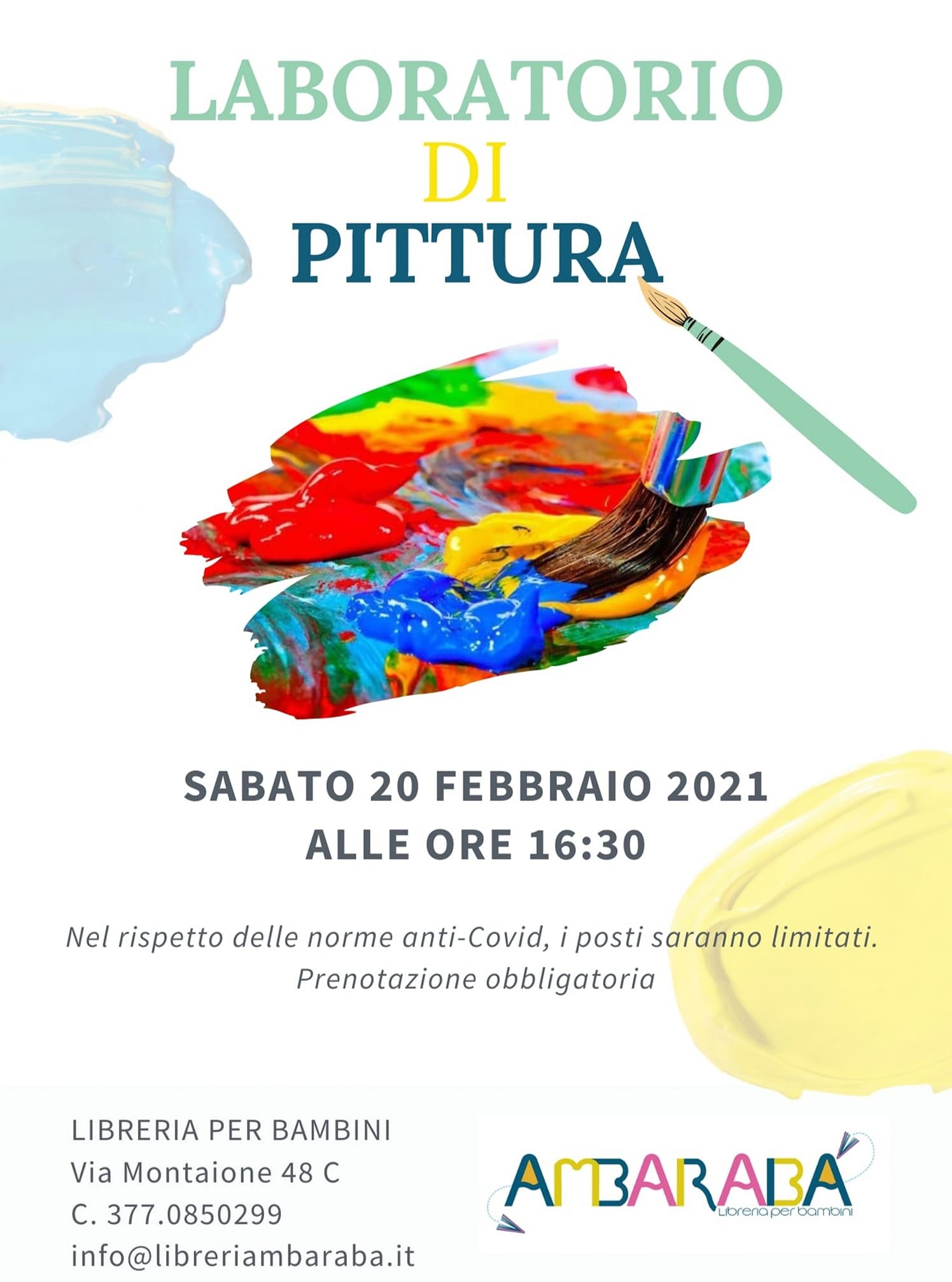 cosa fare nel weekend con i bambini a roma laboratorio pittura