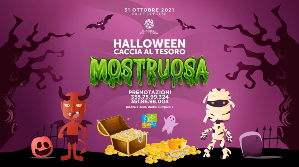 eventi di halloween per bambini a roma caccia al tesoro ristorante per famiglie