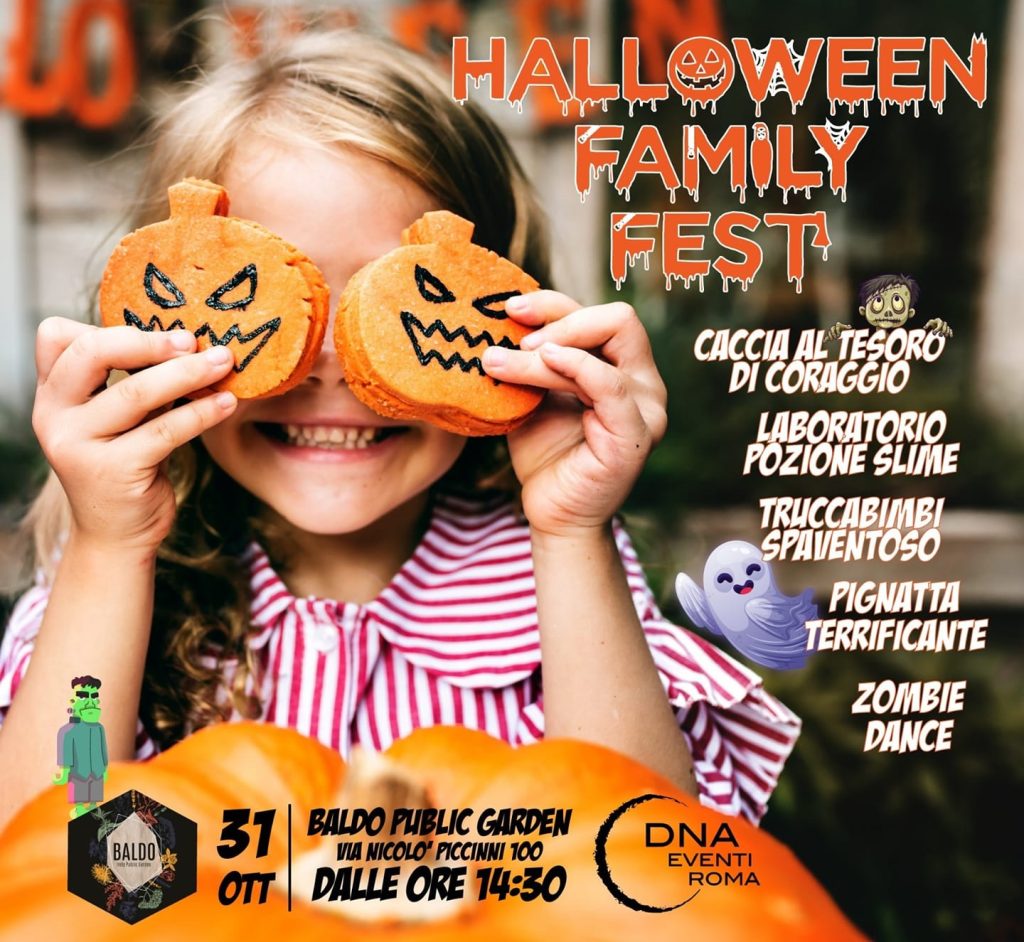 eventi di halloween per bambini a roma dna