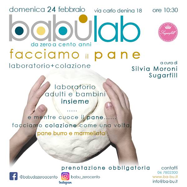 facciamo il pane laboratorio bambini roma