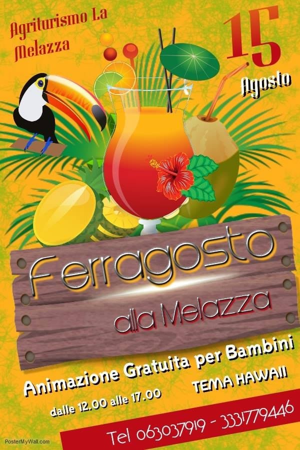 ferragosto a roma con i bambini ristorante area giochi agriturismo la melazza