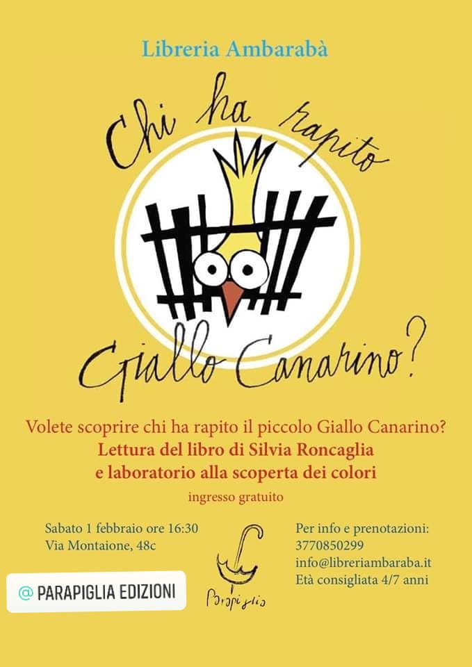 giallo canarino laboratorio letture per bambini roma