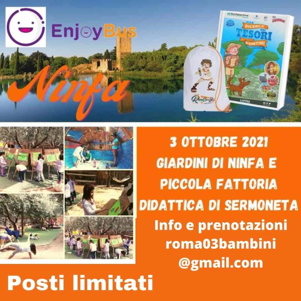 gita a ninfa per famiglie con bambini fattoria didattica roma lazio