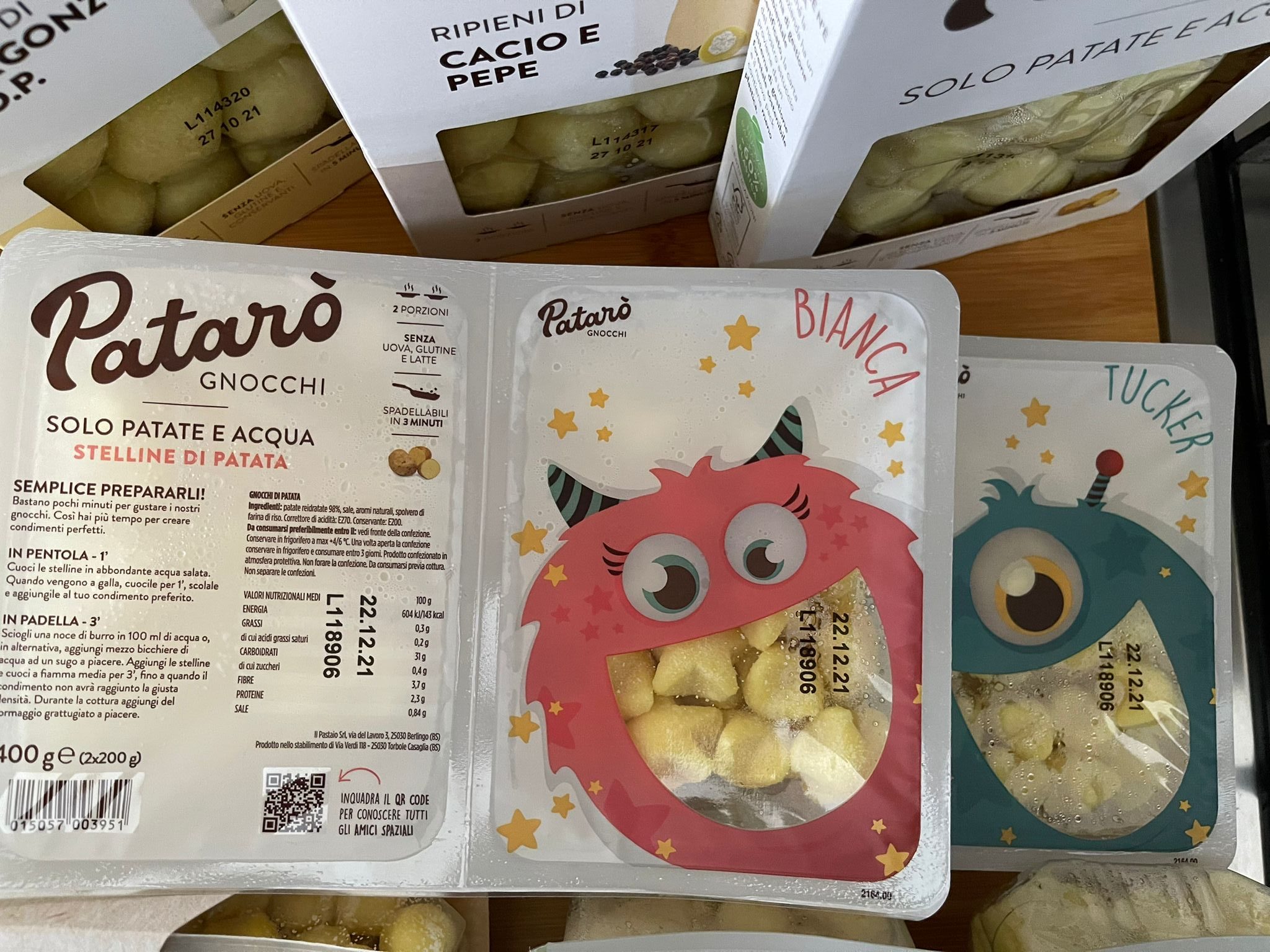 gnocchi senza glutine acqua e patate patarò per bambini 1