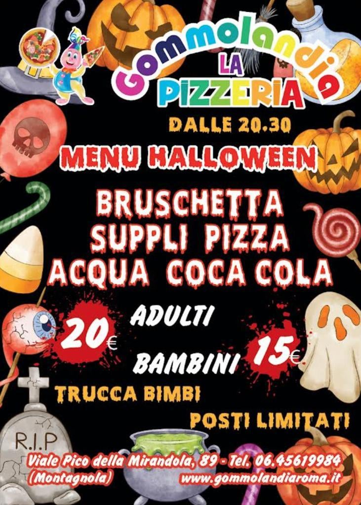 evento festa in maschera halloween bambini roma