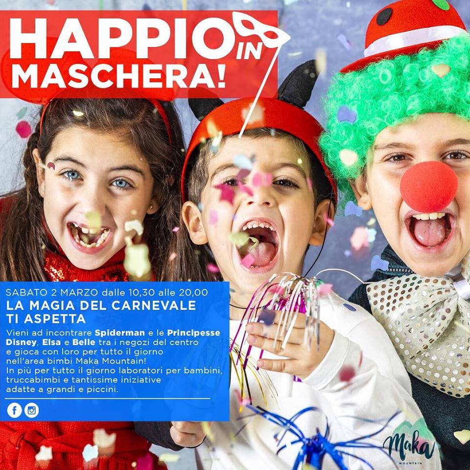 happio in maschera laboratori festa maschera bambini roma