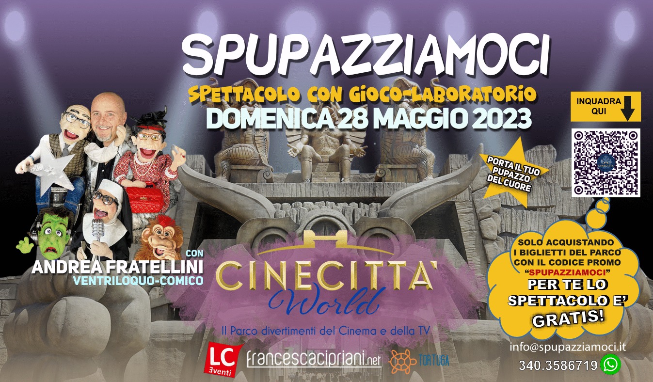 andrea-fratellini-spupazziamoci-cinecittà-world