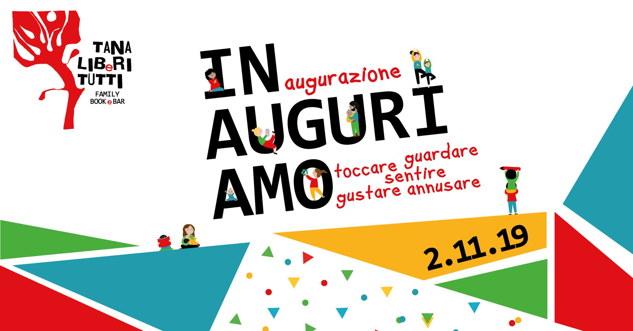 inaugurazione nuova libreria per bambini a roma