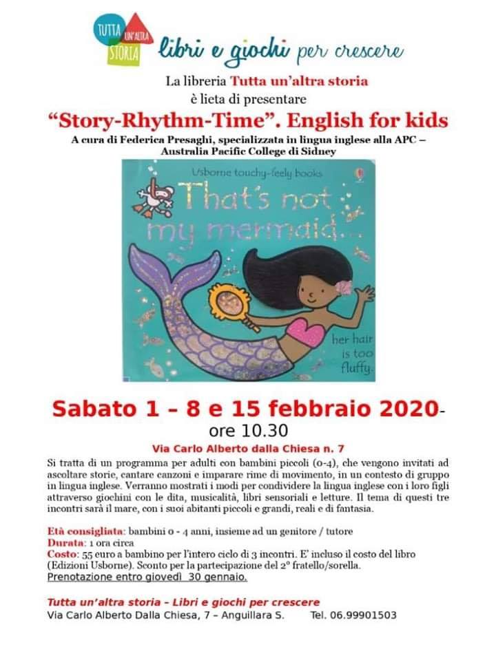 inglese per bambini da 0 a 4 anni roma anguillara