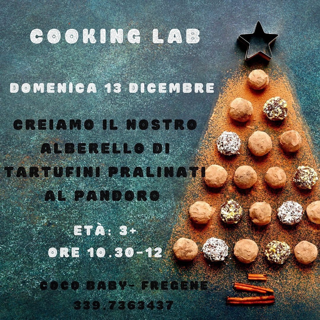 laboratorio di cucina bambini natale roma fregene