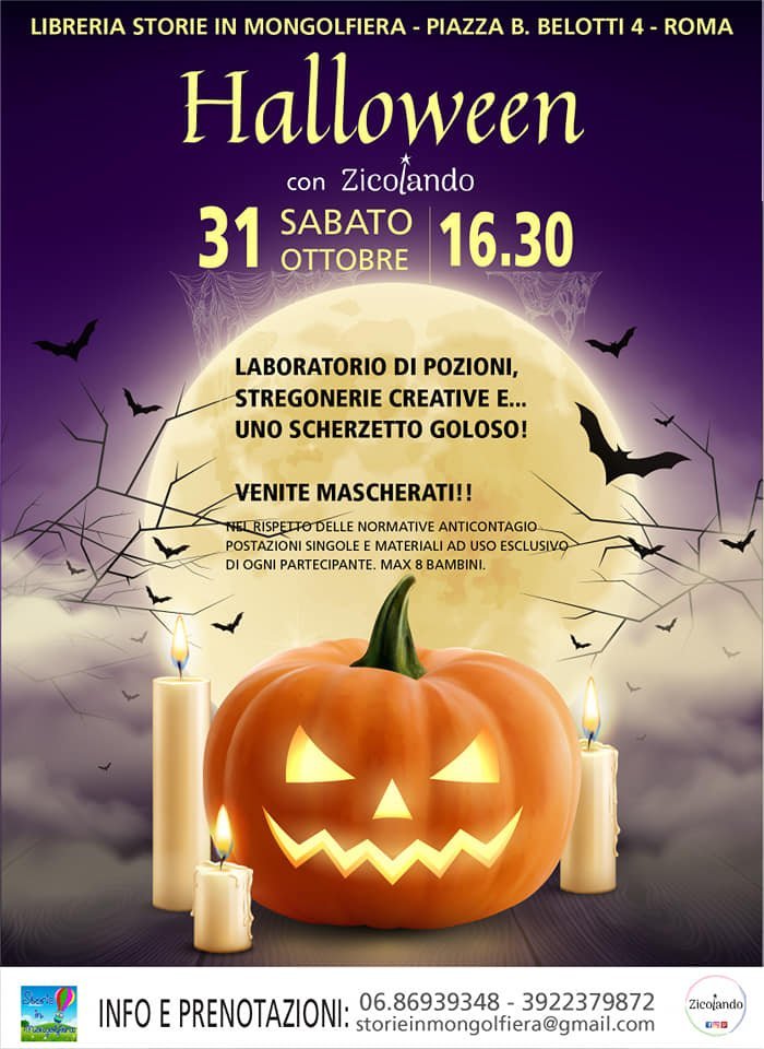 evento festa bambini laboratorio halloween